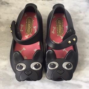 Mini Melissa dog shoes